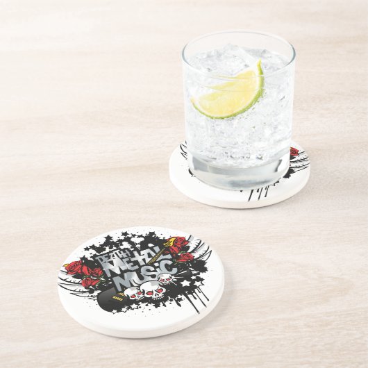 Todesmetallmusik Untersetzer (Seite)