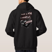 Todesmetallmusikt-shirt Hutaufkleber-Plakat-Button Hoodie (Rückseite)