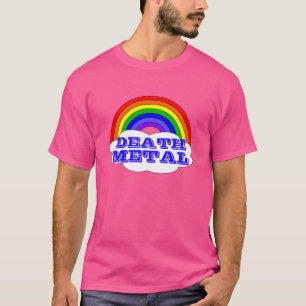 TODESMETALLRAINBOW-KLOUD-RETRO-T-SHIRT T-Shirt