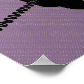 Todesmetapher für grimmige Sensenmann Poster (Ecke)