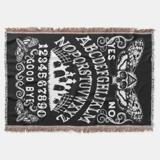 Todesmotten-Hexe-Brett-Wurf Decke