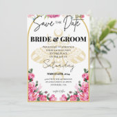Todesmotten-Hochzeit - Termin vormerken Save The Date (Stehend Vorderseite)
