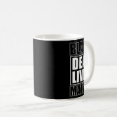 Todesopfer-Leben Problem Deaf-mute Kaffeetasse (VorderseiteRechts)