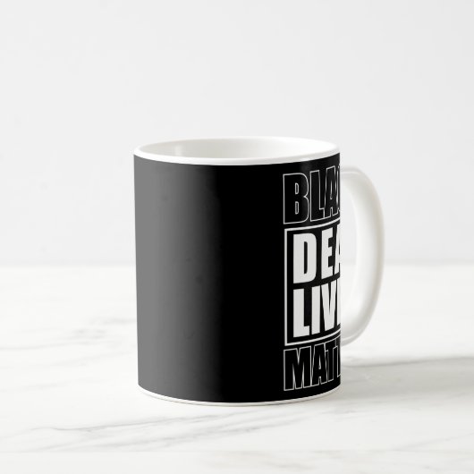 Todesopfer-Leben Problem Deaf-mute Kaffeetasse (VorderseiteRechts)