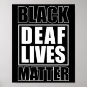 Todesopfer-Leben Problem Deaf-mute Poster (Vorne)