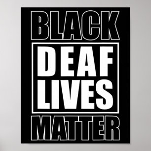 Todesopfer-Leben Problem Deaf-mute Poster