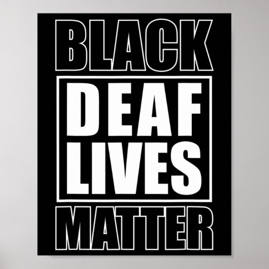 Todesopfer-Leben Problem Deaf-mute Poster (Vorne)
