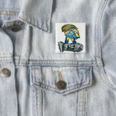 Todesopfer Stehend gegen Audismus Button (Beispiel)