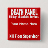 Todesplatte - Tötungs-Boden-Aufsichtskraft Button (Vorderseite)