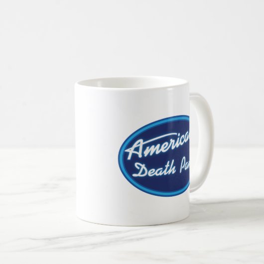 Todesplatten-Tasse Kaffeetasse (VorderseiteRechts)