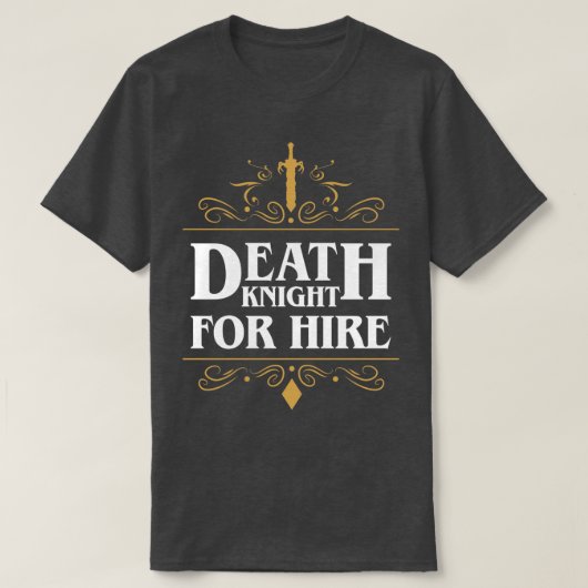 Todesritter zur Miete T-Shirt (Design vorne)