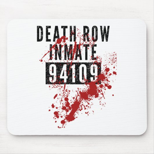 Todesroh Insasse 94109 blutiges Kostüm zu Hallowee Mousepad (Vorne)