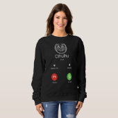 Todesruf des Cthulhu-Monsters Mythos Goth Cthulhu Sweatshirt (Vorne ganz)