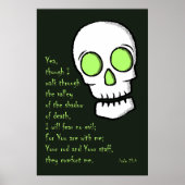 Todesschatten — Schädel Poster (Vorne)