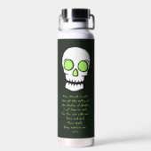 Todesschatten — Schädel Trinkflasche (Rückseite)
