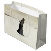 Todesspaziergang (von Magnus Enckell) Große Geschenktüte (Rückseite Schrägansicht)