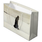 Todesspaziergang (von Magnus Enckell) Große Geschenktüte (Vorderseite Schrägansicht)