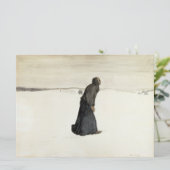 Todesspaziergang (von Magnus Enckell) Karte (Stehend Vorderseite)