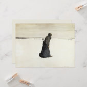 Todesspaziergang (von Magnus Enckell) Karte (Vorderseite/Rückseite Beispiel)