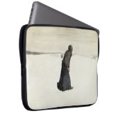 Todesspaziergang (von Magnus Enckell) Laptopschutzhülle (Vorne Rechts)