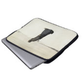 Todesspaziergang (von Magnus Enckell) Laptopschutzhülle (Vorne Knopf)