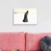 Todesspaziergang (von Magnus Enckell) Leinwanddruck (Insitu (Wohnzimmer))