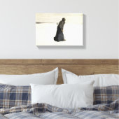 Todesspaziergang (von Magnus Enckell) Leinwanddruck (Insitu (Schlafzimmer))