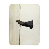 Todesspaziergang (von Magnus Enckell) Magnet (Vertikal)