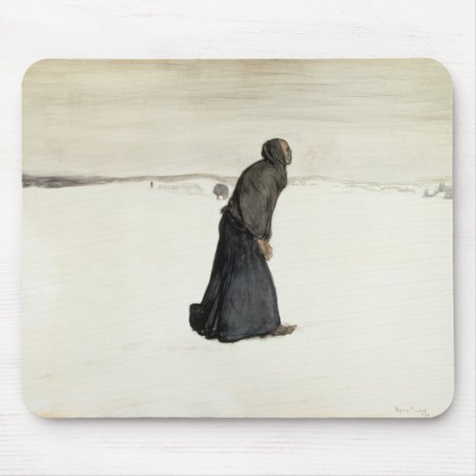 Todesspaziergang (von Magnus Enckell) Mousepad (Vorne)