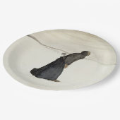 Todesspaziergang (von Magnus Enckell) Pappteller (Schrägansicht)