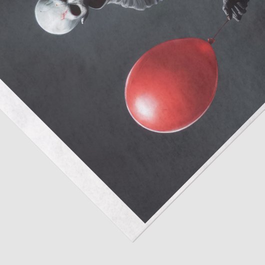 Todesspiel auch mit Luftballon Seidenpapier (Detail)