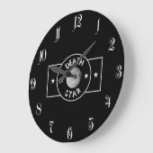 Todesstar Große Wanduhr (Winkel)