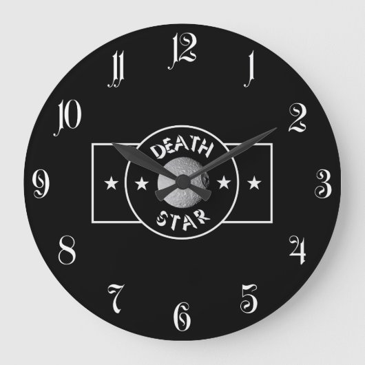 Todesstar Große Wanduhr (Vorderseite)