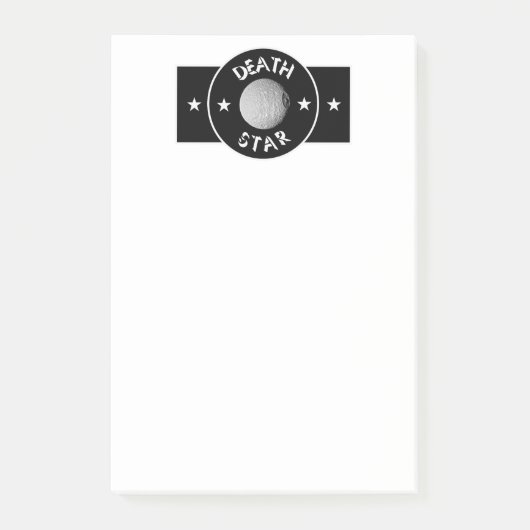 Todesstar Post-it Klebezettel (Vorderseite)