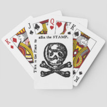 Todessteuer-Briefmarken-Spielkarten