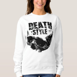Todesstil-Totenkopf-Design Sweatshirt