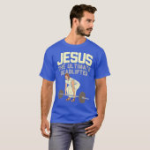 Todesstoß Jesus I Christlich Weichtraining Witzig T-Shirt (Vorne ganz)