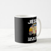 Todesstoß Jesus I Christlich Weightlift Funny Way Kaffeetasse (VorderseiteRechts)
