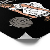 Todesstoß Jesus I Christlich Weightlift Funny Way Poster (Ecke)