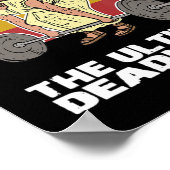 Todesstoß Jesus I Christlich Weightlift Funny Way Poster (Ecke)