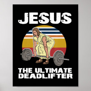 Todesstoß Jesus I Christlich Weightlift Funny Way Poster