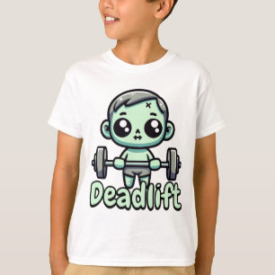 Todesstoß! Niedlich Deadlift-Zombie-Puppe T-Shirt