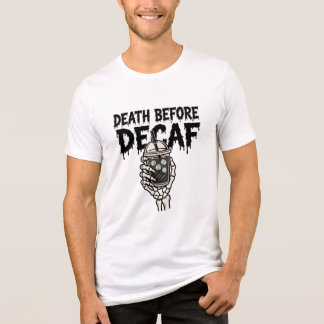 Todesstrafe für Entcoffeinierte Skelett Kaffee Shi Tri-Blend Shirt