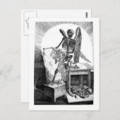 Todesstudien Mans Anatomie Postkarte (Vorne/Hinten)