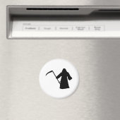 Todessymbol des schwarzen Sensenmanns Magnet (In Situ (Geschirrspüler))