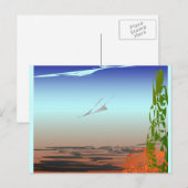 Todestal Fliegt über die Postkarte (Vorne/Hinten)