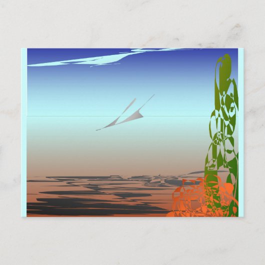 Todestal Fliegt über die Postkarte (Vorderseite)