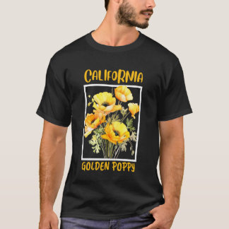 Todestal KALIFORNIEN MOHN GOLDEN Lustiger National T-Shirt
