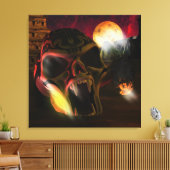 Todestal Leinwanddruck (Insitu (Wohnzimmer))