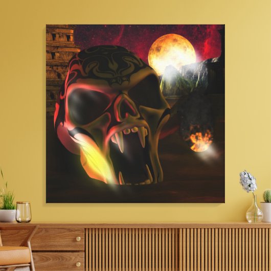 Todestal Leinwanddruck (Insitu (Wohnzimmer))